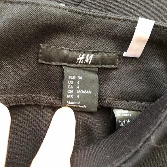 Black and Grey Pencil Skirt - Picture 3 of 3